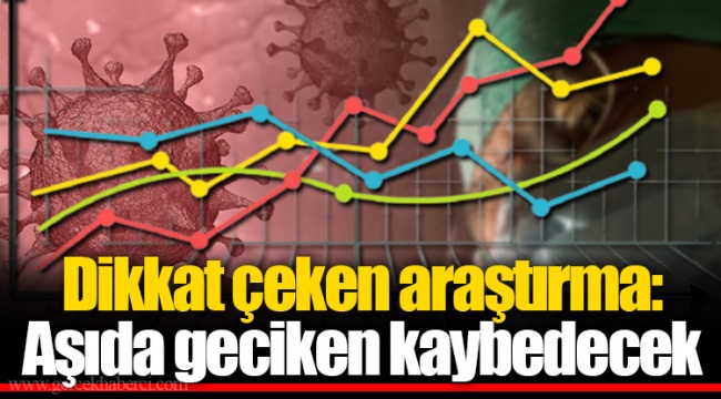 Dikkat çeken araştırma: Aşıda geciken kaybedecek