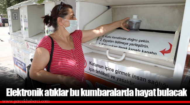 Elektronik atıklar bu kumbaralarda hayat bulacak