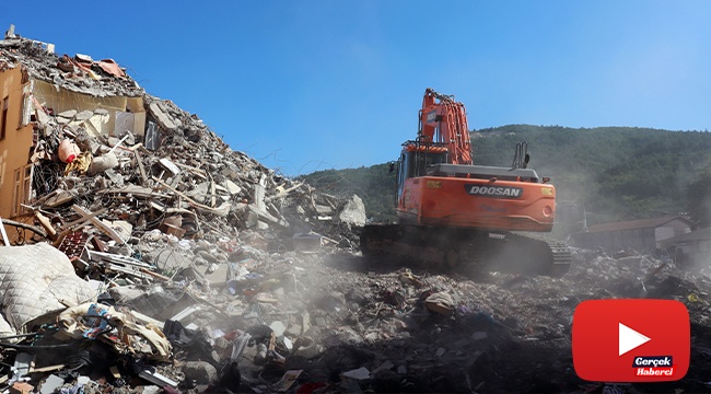 Felaketin 7’nci gününde de çalışmalar devam ediyor