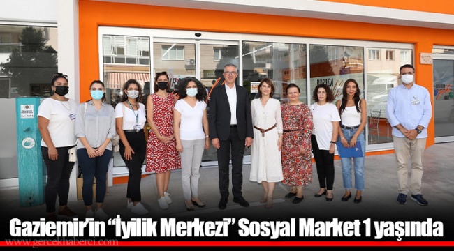 Gaziemir’in “İyilik Merkezi” Sosyal Market 1 yaşında