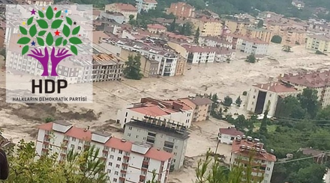 HDP'den sel felaketi için 'derhal aydınlatın' çağrısı: İddialar vahim