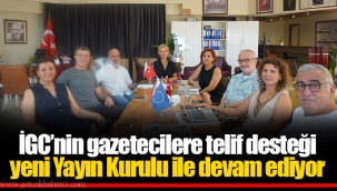 İGC’nin gazetecilere telif desteği yeni Yayın Kurulu ile devam ediyor