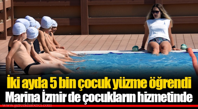 İki ayda 5 bin çocuk yüzme öğrendi