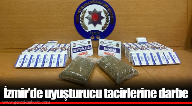 İzmir'de uyuşturucu tacirlerine darbe