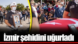 İzmir şehidini uğurladı