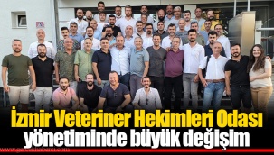 İzmir Veteriner Hekimleri Odası yönetiminde büyük değişim