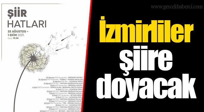 İzmirliler şiire doyacak
