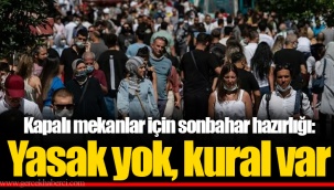 Kapalı mekanlar için sonbahar hazırlığı: Yasak yok, kural var