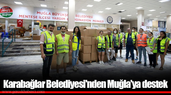 Karabağlar Belediyesi'nden Muğla'ya destek