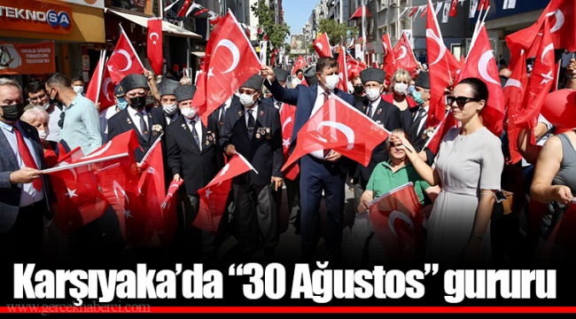 Karşıyaka’da “30 Ağustos” gururu