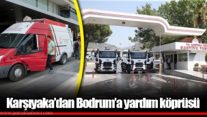 Karşıyaka’dan Bodrum’a yardım köprüsü