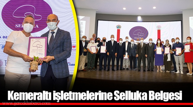 Kemeraltı işletmelerine Selluka Belgesi