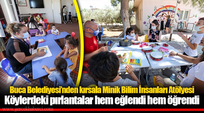 Köylerdeki pırlantalar hem eğlendi hem öğrendi
