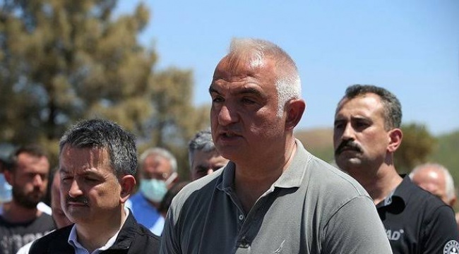 Kültür ve Turizm Bakanı Ersoy: Marmaris&#039;teki yangınlar tamamen kontrol altına alındı ve söndürüldü