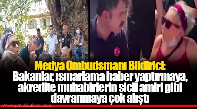 Medya Ombudsmanı Bildirici: Bakanlar, ısmarlama haber yaptırmaya, akredite muhabirlerin sicil amiri gibi davranmaya çok alıştı