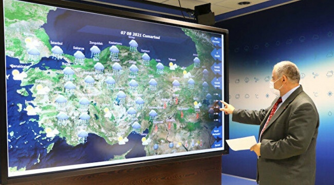 Meteorolojiden Antalya ve çevresi için yağış tahmini