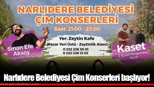 Narlıdere Belediyesi Çim Konserleri başlıyor!