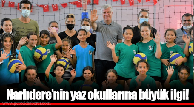 Narlıdere’nin yaz okullarına büyük ilgi!