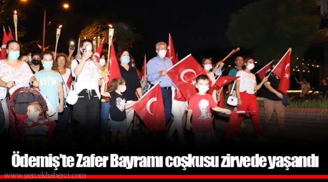 Ödemiş’te Zafer Bayramı coşkusu zirvede yaşandı 