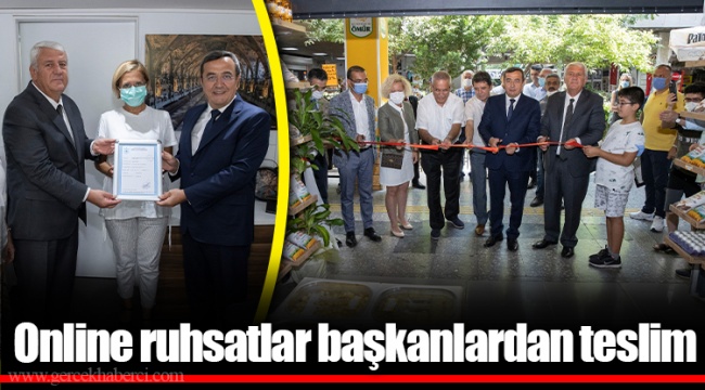 Online ruhsatlar başkanlardan teslim