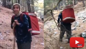 Ormancılara sırtında taşıdığı erzakla Türkiye’yi duygulandıran Durdu Teyze konuştu