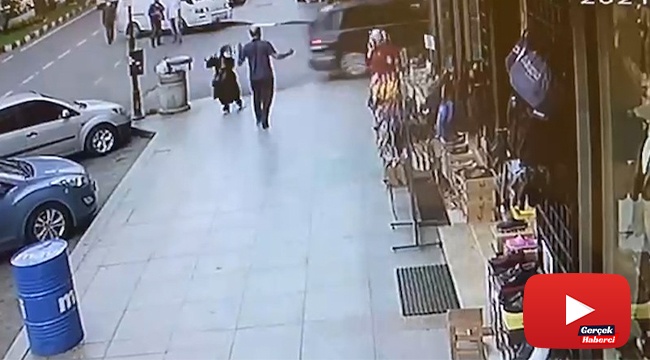Rize’de kontrolden çıkan araç fırına daldı: Atmadığı adımla ölümden döndü
