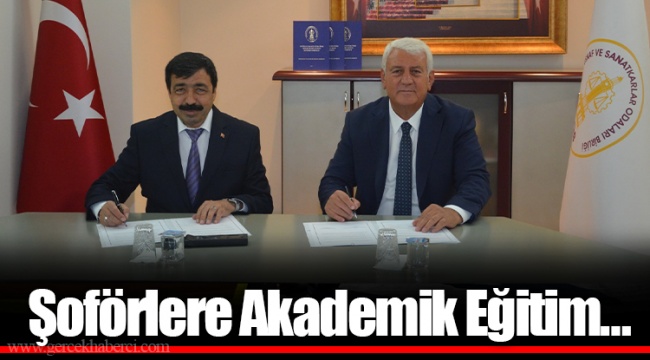 Şoförlere Akademik Eğitim…