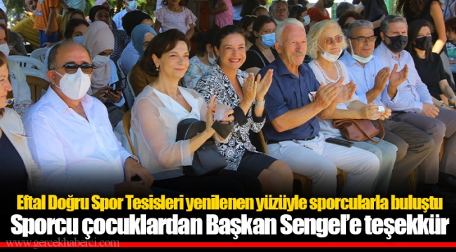 Sporcu çocuklardan Başkan Sengel’e teşekkür