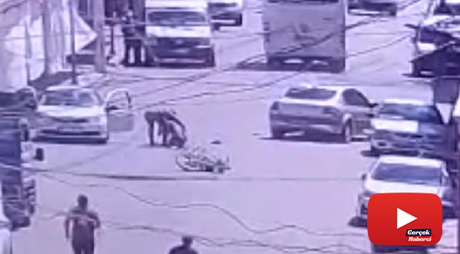 Talihsiz gencin feci ölümü kamerada