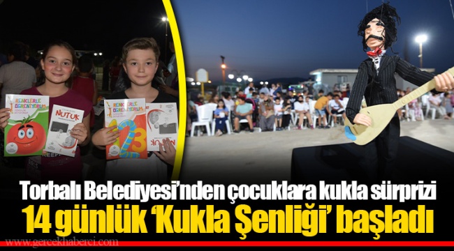 Torbalı Belediyesi’nden çocuklara kukla sürprizi