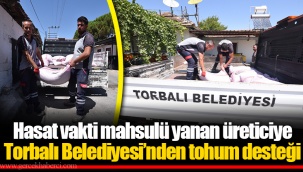 Torbalı Belediyesi’nden tohum desteği