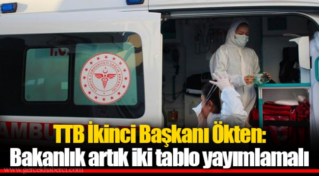TTB İkinci Başkanı Ökten: Bakanlık artık iki tablo yayımlamalı