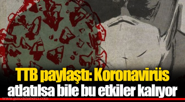 TTB paylaştı: Koronavirüs atlatılsa bile bu etkiler kalıyor