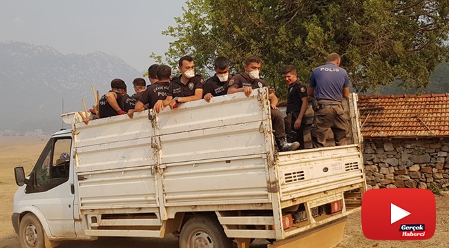 Yangının isimsiz kahramanları çevik kuvvet
