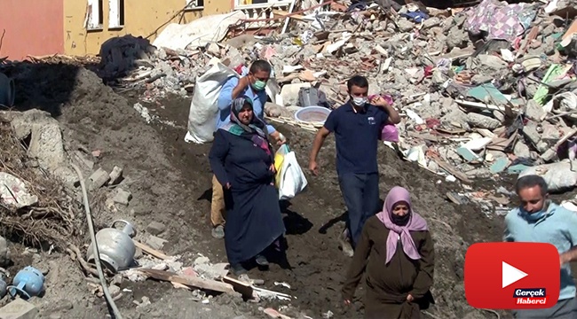 Yıllardır yaşadıkları binayı böyle terk ettiler