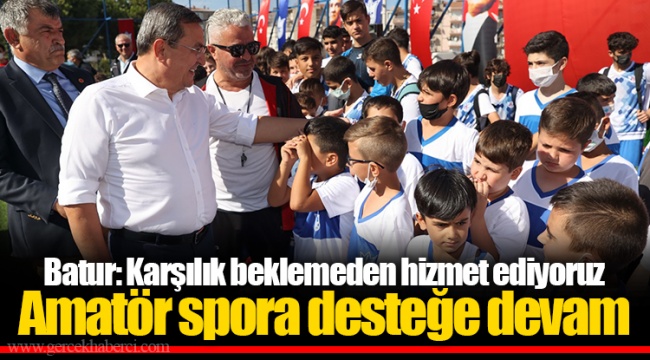 Amatör spora desteğe devam
