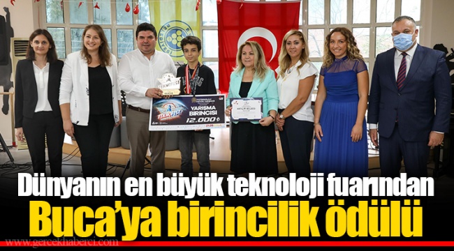Dünyanın en büyük teknoloji fuarından Buca’ya birincilik ödülü