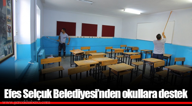 Efes Selçuk Belediyesi’nden okullara destek 