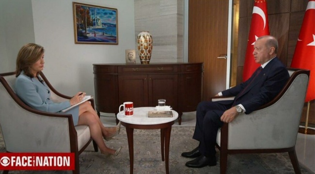 Erdoğan'dan ABD'li gazetecinin hakaret davaları sorusuna yanıt: Siz bunlara inanıyorsunuz yani?