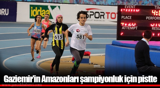 Gaziemir’in Amazonları şampiyonluk için pistte