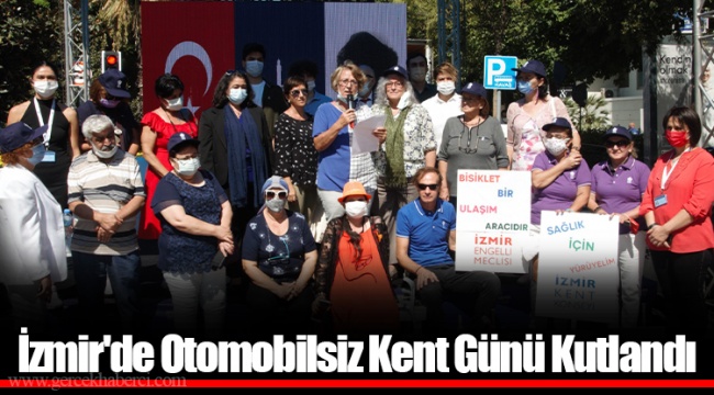 İzmir'de Otomobilsiz Kent Günü Kutlandı