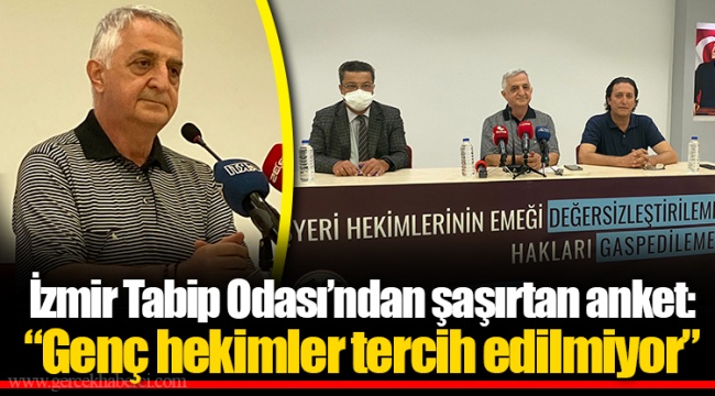 İzmir Tabip Odası'ndan şaşırtan anket: "Genç hekimler tercih edilmiyor"