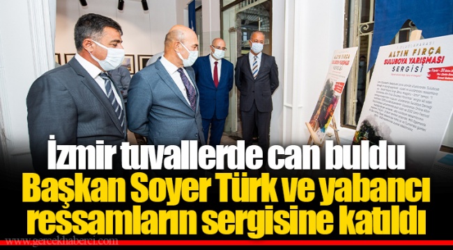 İzmir tuvallerde can buldu