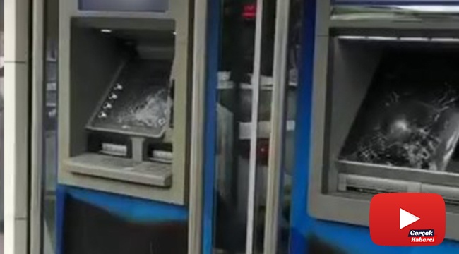"Japonya ve Amerika’dan 100 bin dolar gelecek" dedi, bankanın camlarını kırdı