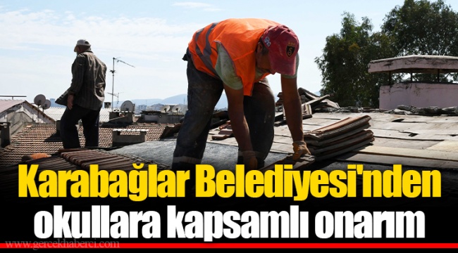 Karabağlar Belediyesi'nden okullara kapsamlı onarım