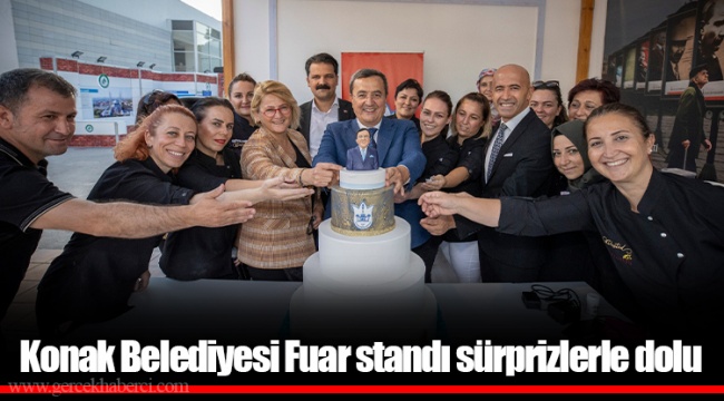 Konak Belediyesi Fuar standı sürprizlerle dolu