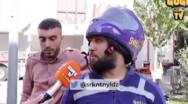 Kurye sokak röportajında isyan etti... 60 yaş üzeri adamlar yüzünden gençlerin hayatı bitiyor