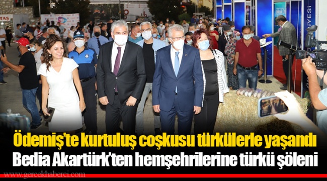 Ödemiş’te kurtuluş coşkusu türkülerle yaşandı 