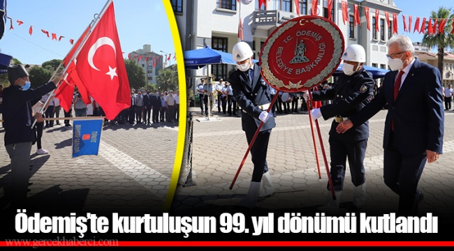 Ödemiş’te kurtuluşun 99. yıl dönümü kutlandı 