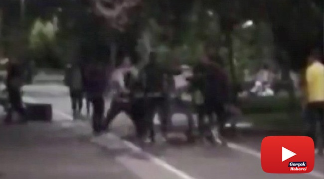 Önce oyun havası oynadılar, sonra tekme tokat kavga ettiler
